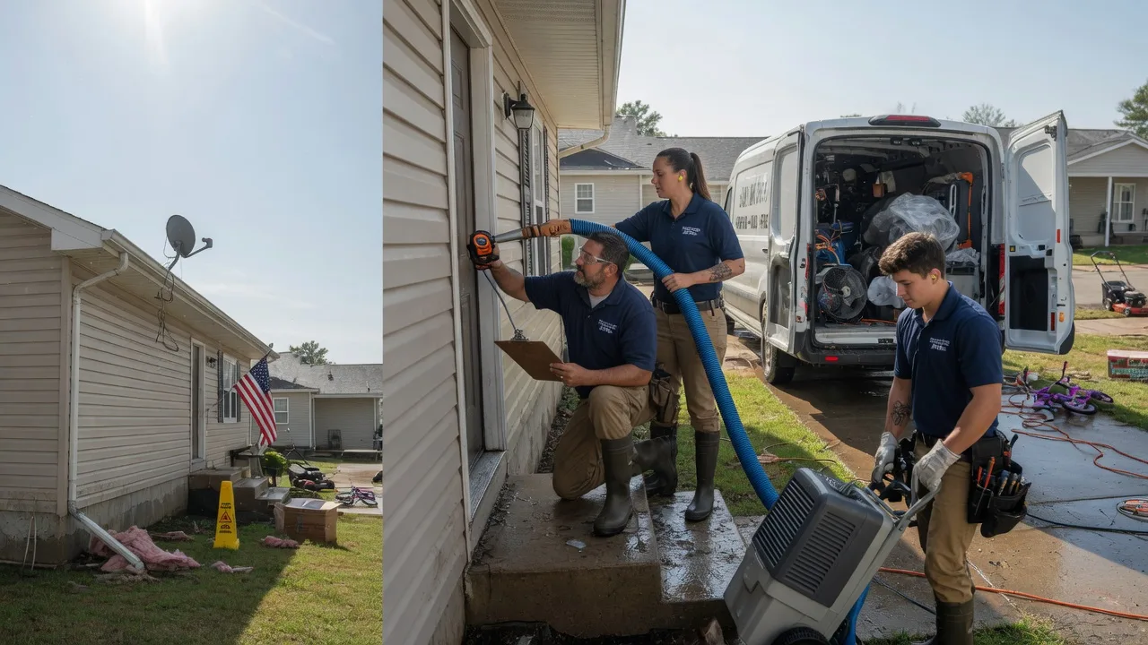 Ceiling Water Damage Restoration in Burden, KS near me