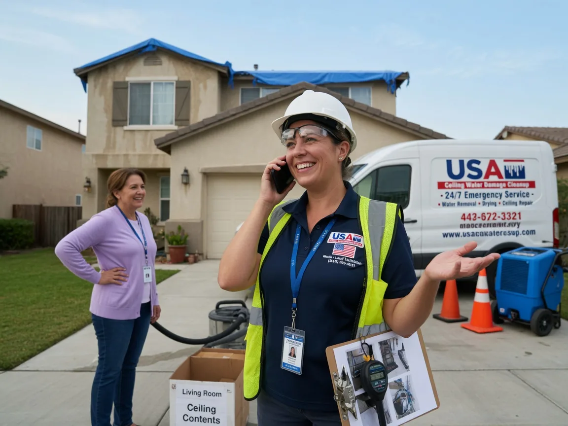 Ceiling Water Damage Restoration Burden, KS FAQs